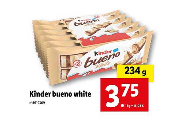 Kinder Bueno White