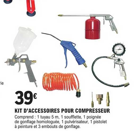kit d'accessoires pour compresseur