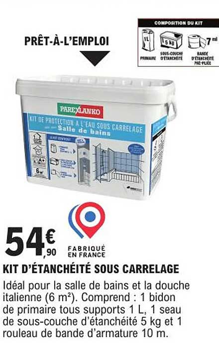 Kit D'étanchéité Sous Carrelage
