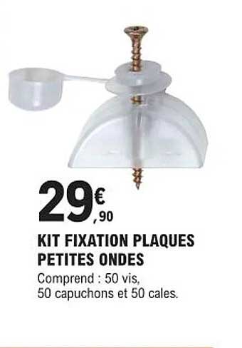 kit fixation plaques petites ondes