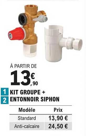 kit groupe + entonnoir siphon
