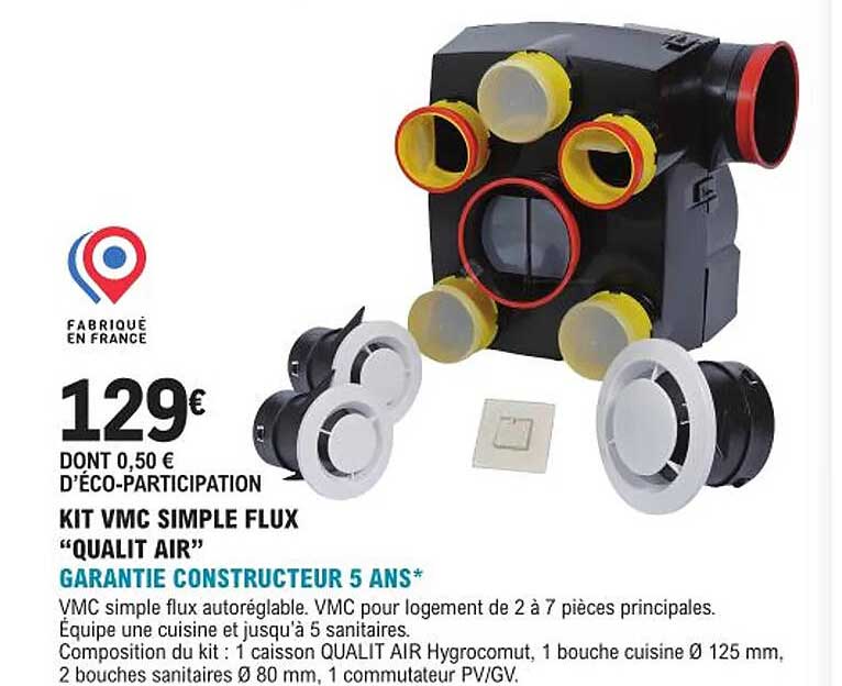 kit vmc simple flux "qualit air"