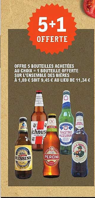 l'ensemble des bières