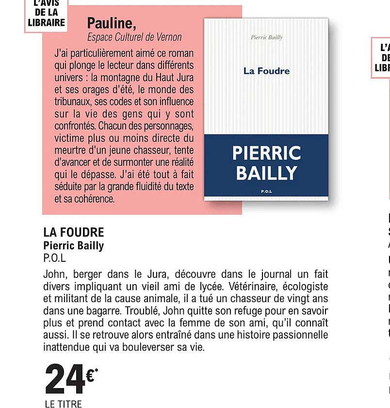 la foudre - pierric bailly