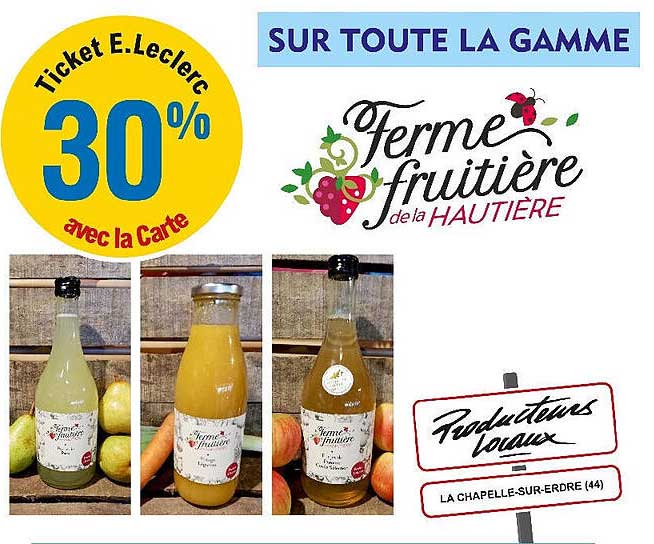 la gamme ferme fruitière de la hautière
