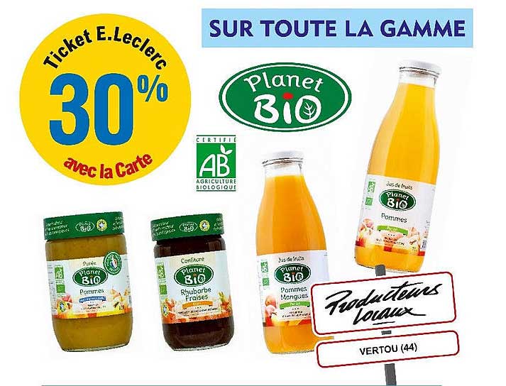 la gamme planet bio