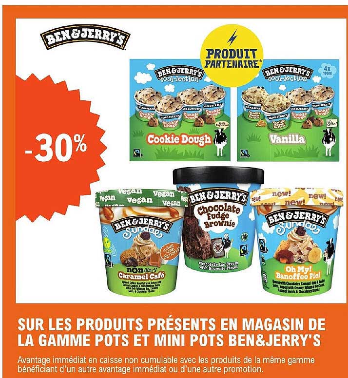 La Gamme Pots Et Mini Pots Ben & Jerry's