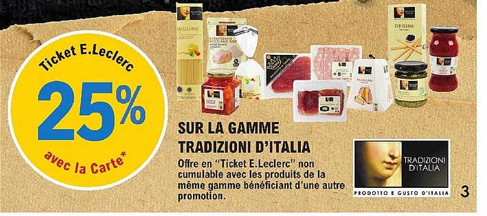 la gamme tradizioni d'italia