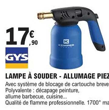 lampe à souder - allumage piezo gys