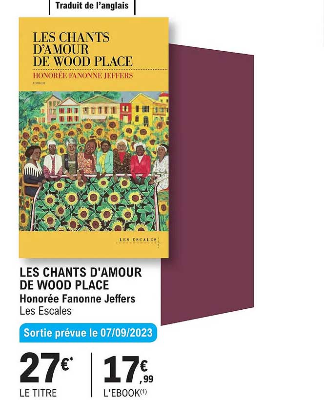 les chants d'amour de wood place - honorée fanonne jeffers