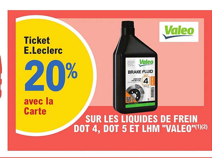 Les Liquides De Frein Dot 4, Dot 5 Et Lhm "valeo"