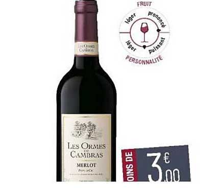 les ormes de cambras merlot