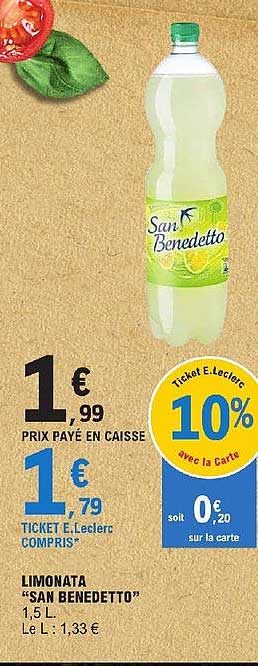 limonata "san benedetto"