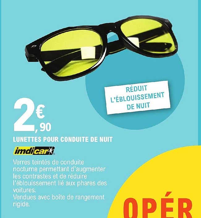 lunettes pour conduite de nuti imdicar