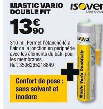 mastic vario double fit isover