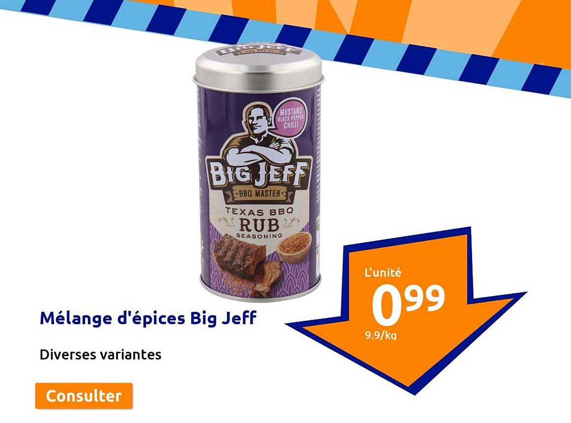 mélange d'épices big jeff