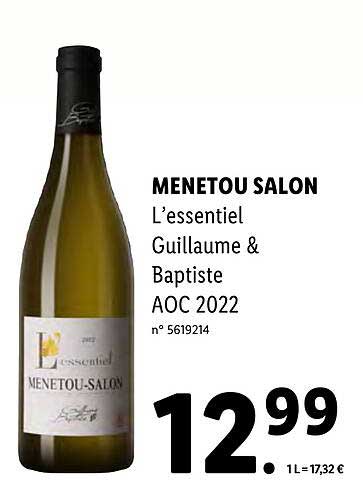 menetou salon l'essentiel guillaume & baptiste aoc 2022