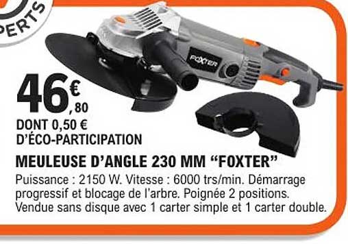 Meuleuse D'angle 230 Mm "foxter"