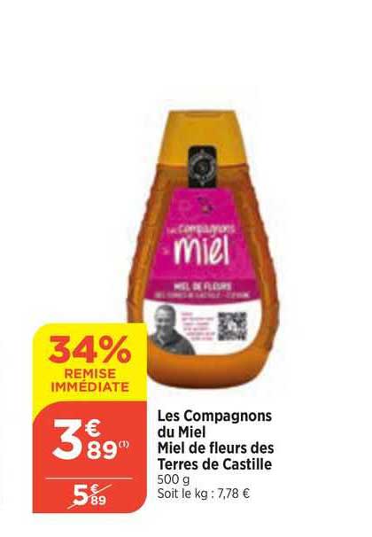 miel de fleurs des terres de castille les compagnons du miel