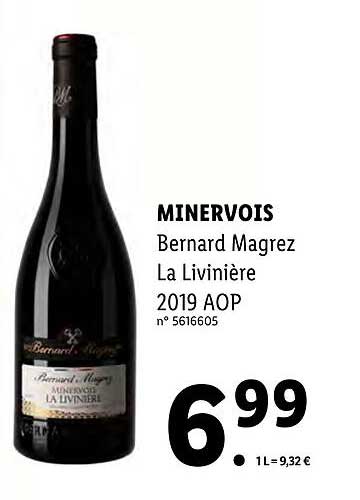 minervois bernard magrez la livinière 2019 aop