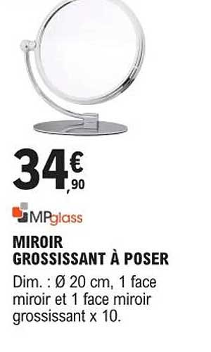 Miroir Grossissant à Poser MPglass