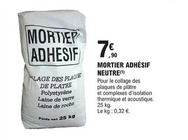 Mortier Adhésif Neutre