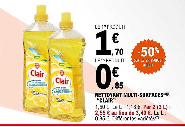 nettoyant multi-surfaces "clair"