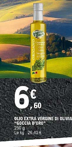 olio extra vergine di olivia "goccia d'oro"