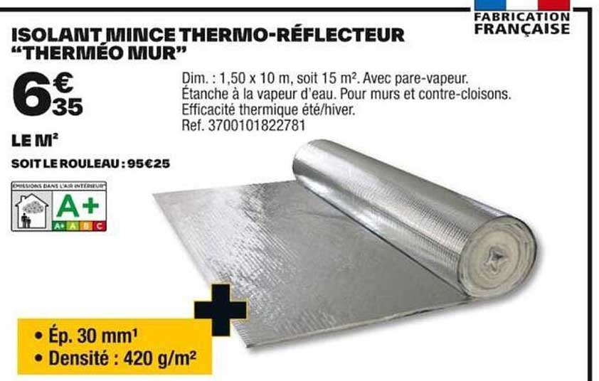 Osolant Mince Thermo-réflecteur "therméo Mur"