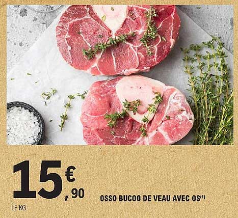 Osso Bucco De Veau Avec Os