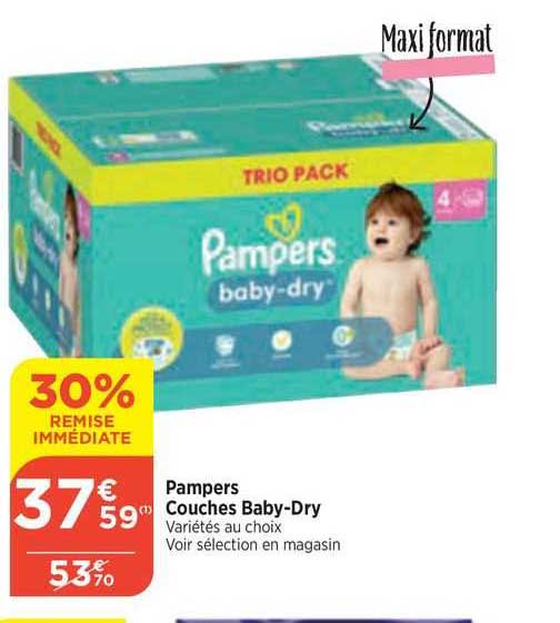pampers couches baby-dry