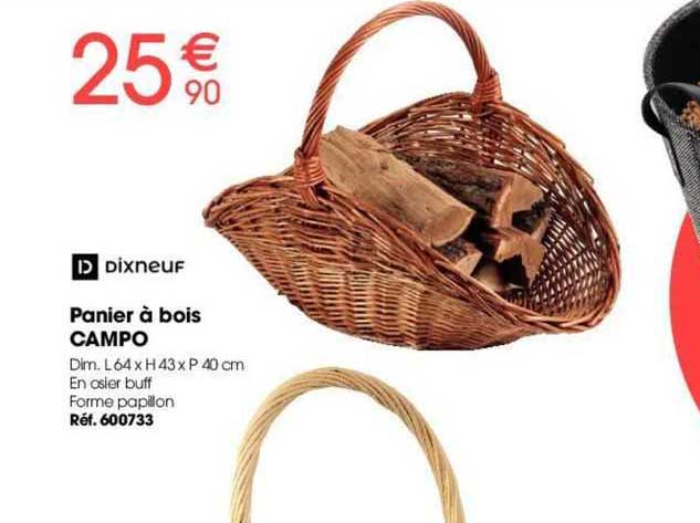 panier à bois campo dixneuf