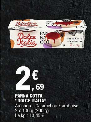 Panna Cotta "dolce Italia"