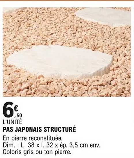 pas japonais structuré