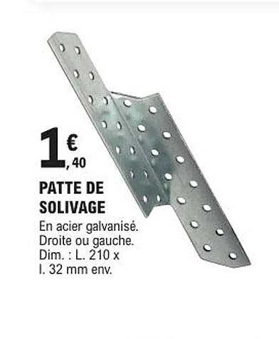 patte de solivage