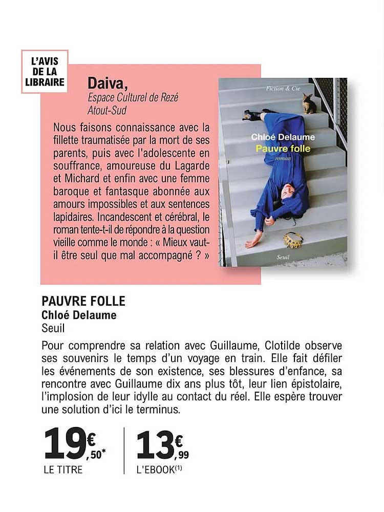 Pauvre Folle - Chloé Delaume
