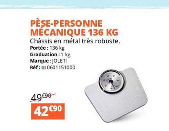 pèse-personne mécanique 136 kg joleti