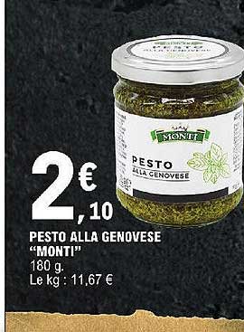 pesto alla genovese "monti"