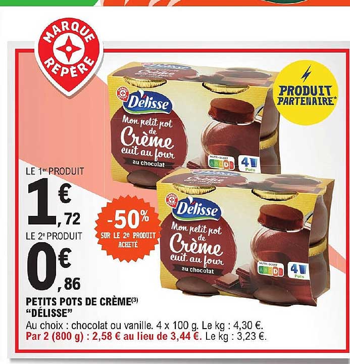 petits pots de crème "délisse"