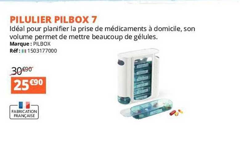 pilulier pilbox 7