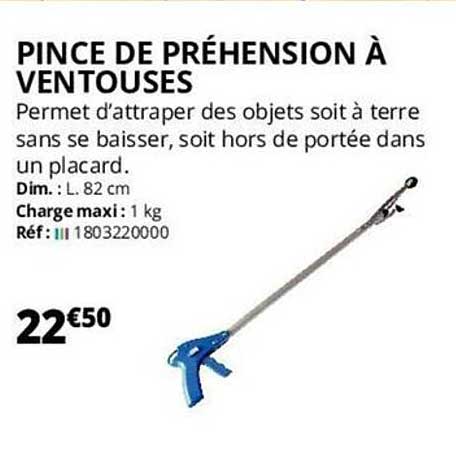 pince de préhension à ventouses