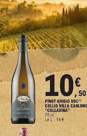 pinot grigio doc collio villa canlung "collavina"