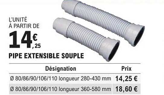 pipe extensible souple