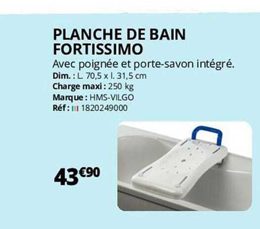 planche de bain fortissimo
