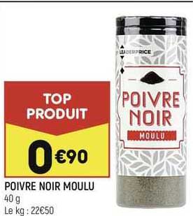 Poivre Noir Moulu