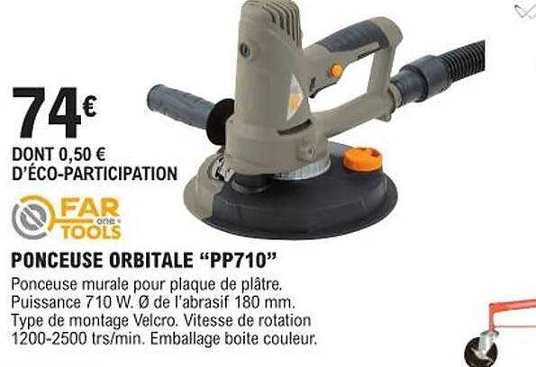 ponceuse orbitale "pp710" far tools