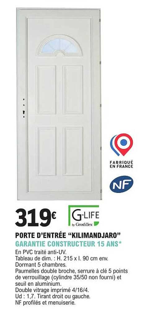 porte d'entrée "kilimandjaro"