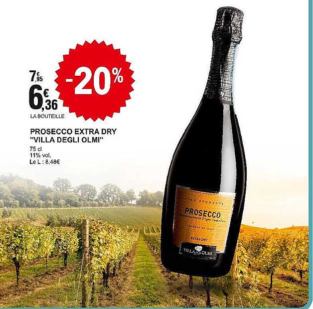 prosecco extra dry "villa degli olmi"