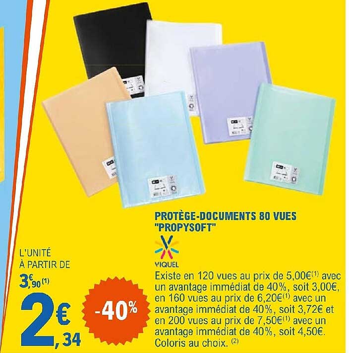 protège-documents 80 vues "propysoft" viquel