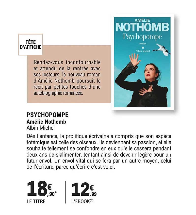 psychopompe - amélie nothomb